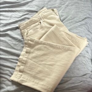 Chic Cream Jeans